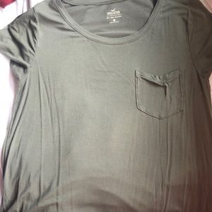 Olive green hollister shirt